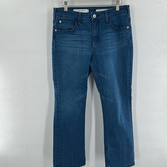 Anthropologie Pilcro High Rise Cropped Bootcut Jeans 30 - Picture 3 of 8
